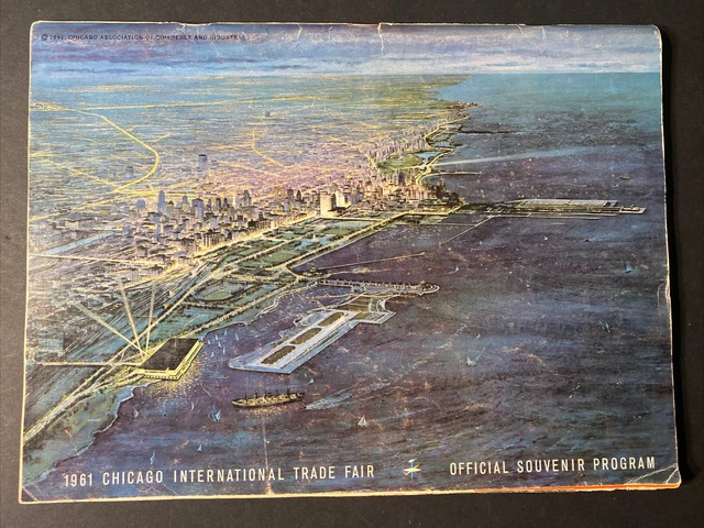 1961 Chicago International Trade Fair Official Souvenir Program - Vtg Collectibl