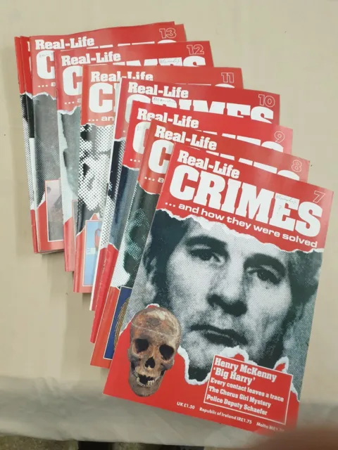 Real-Life Crimes Magazine  Volume 1. Issue 7-13.  True Crime