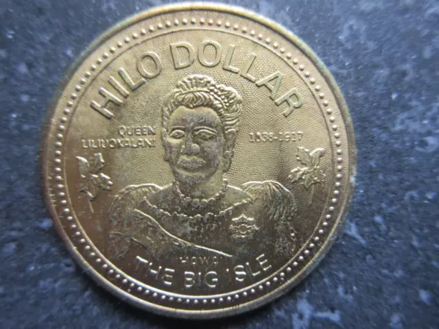 Hawaii Hilo Dollar USA Queen Liliuokalani The Big Isle