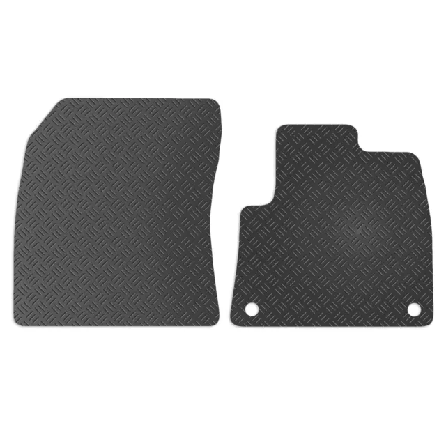 Carsio Tailored Rubber Van Cab Floor Mats For Peugeot Partner 2019+ Onwards