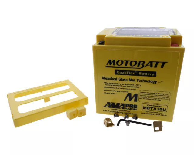 Batterie 32Ah MOTOBATT MBTX30U BMW R60/6, R60/7, DUCATI GT, GTS, BRP Elite, GTI