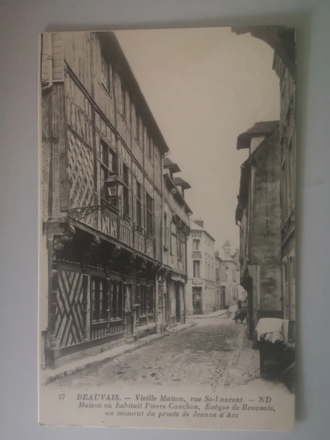 CPA - 60 BEAUVAIS - Vieille Maison - Rue St-Laurent