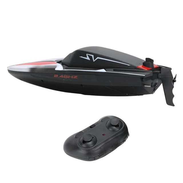 Bateau Télécommandé OBEST 30km/h - LED Lumineuses - Autonomie 30min - Mode Pilote Automatique - Étanche