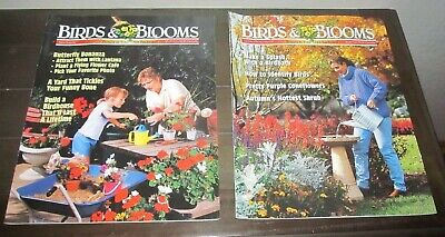 Lot of 2 Birds & Blooms Magazine Years June/July 1999 October/November 1997