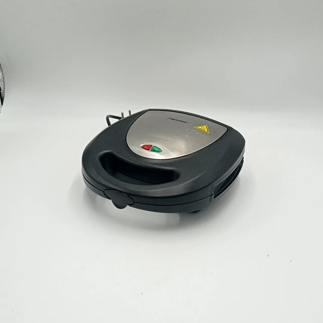 Bestron 3-in-1 Antihaft-Kontaktgrill, 760 W, Schwarz
