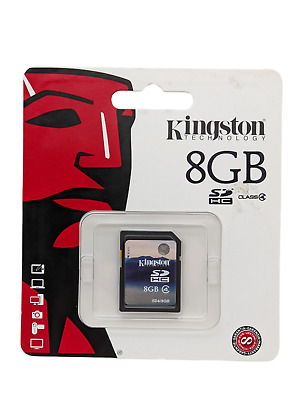 Nueva tarjeta de memoria flash Kingston 8 GB clase 4 SDHC SD4/8 GB envío gratuito