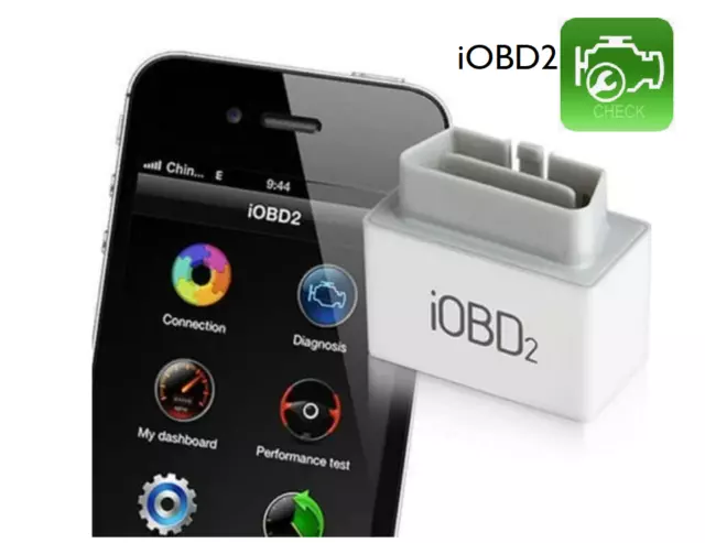 XTOOL iOBD2 Mfi Bluetooth OBD2/EOBD Lettore di codici scanner automatico