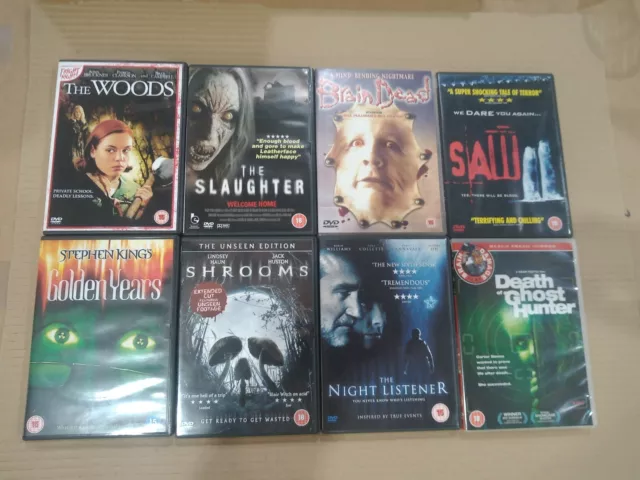 horror dvd bundle joblot