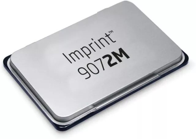 Imprint 9072M Stempelkissen Schwarz Metall 11x7cm NEU OVP
