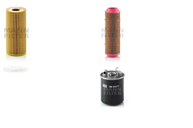 Pacchetto ispezione set filtri XL MANN-FILTER filtro antiparticolato filtro tubo per 414