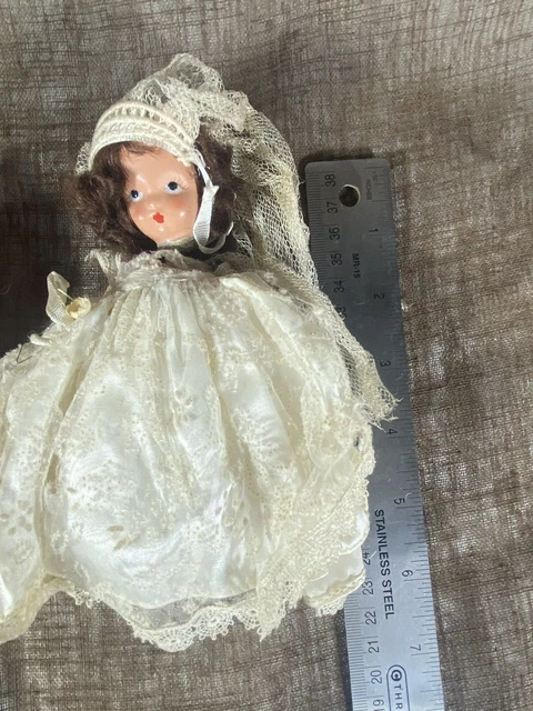 Vintage 1950s Hollywood Doll in Box Bride and Little Red Riding Hood
