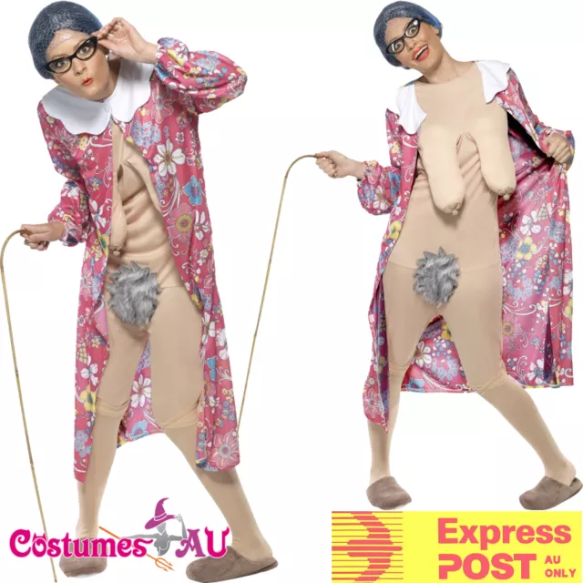 Gravity Granny Adult Unisex Comical Comedy Funny Fancy Dress Hens Stag Costume