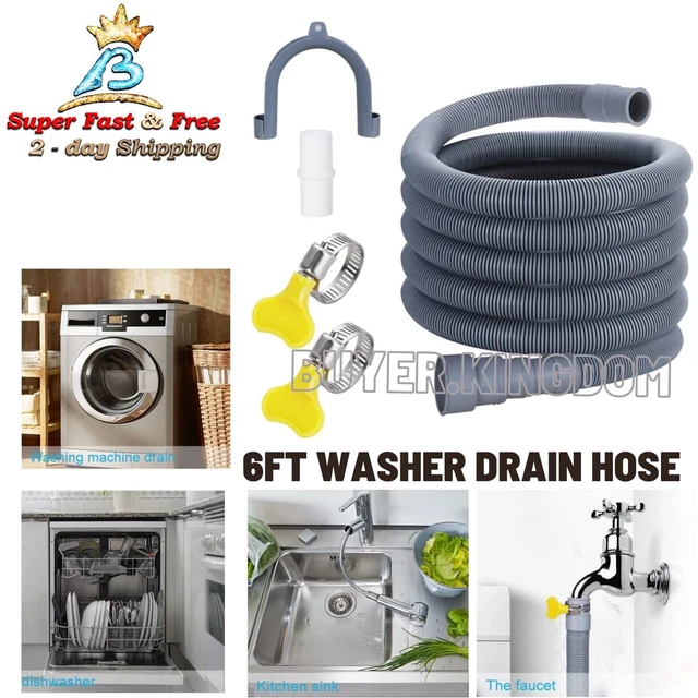 WASHER DRAIN EXTENSION Hose Kit Universal For Dishwasher Washing