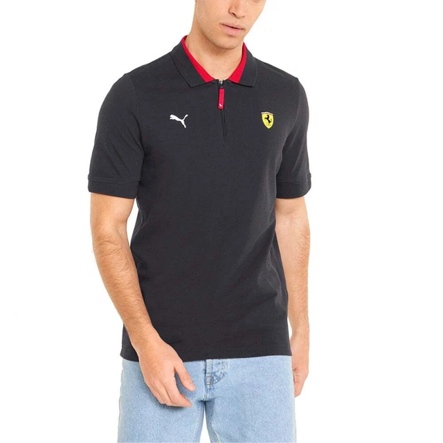 Puma Ferrari Race Logo Short Sleeve Polo Shirt Mens Size XXL Casual 533747-01 Puma Ferrari Race Logo Short Sleeve Polo Shirt Mens Size XXL Casual 533747-01