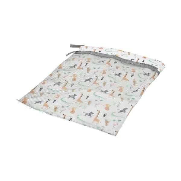 Wet & Dry Nappy Pouch Clean Cloth Diaper Bag Zip Reusable Baby Dirty Storage 3