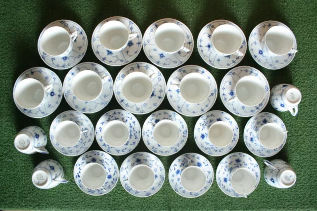 43 pc. Vintage Royal Copenhagen B&G Denmark Demitasse Mug Tea Cup & Saucer Set