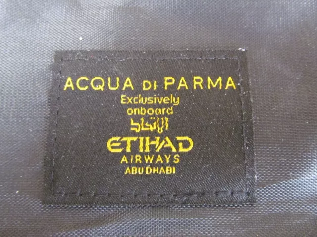 Etihad Airways Abu Dhabi Acqua Di Parma First Class Black Amenity Kit - bag only 2