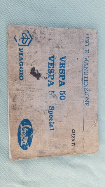 libretto uso manutenzione vespa 50
