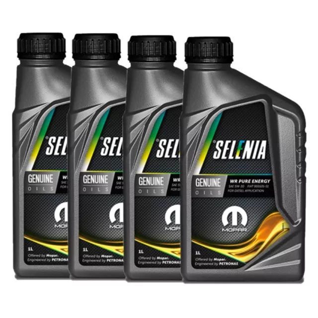 OLIO MOTORE SELENIA WR 5W30 4 Lt. (4 LITRI) ORIGINALE PER FIAT ALFA ROMEO