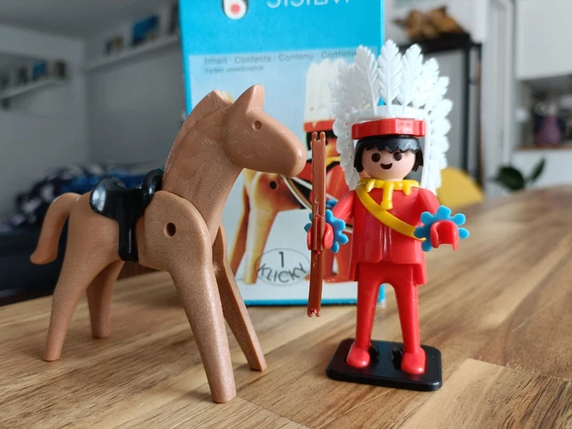 PLAYMOBIL Far West – Mexicain Avec Boîte – Vintage 1974 – Collection