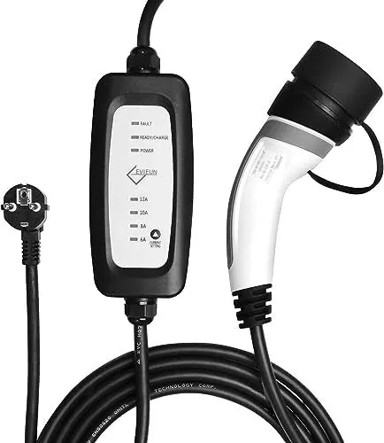 EVIEUN ev Cavo di Ricarica,ev Charger Tipo 2 Portatile Standard Europeo con Scat