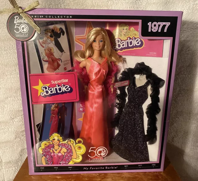 Barbie My Favorite Barbie 50th Anniversary 1977 Superstar Barbie Doll