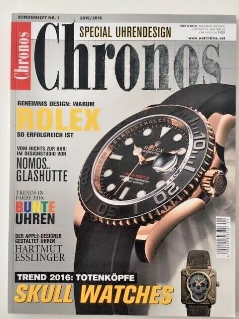 German watch magazin / Magazine allemand de montres CHRONOS 2015/2016 DESIGN