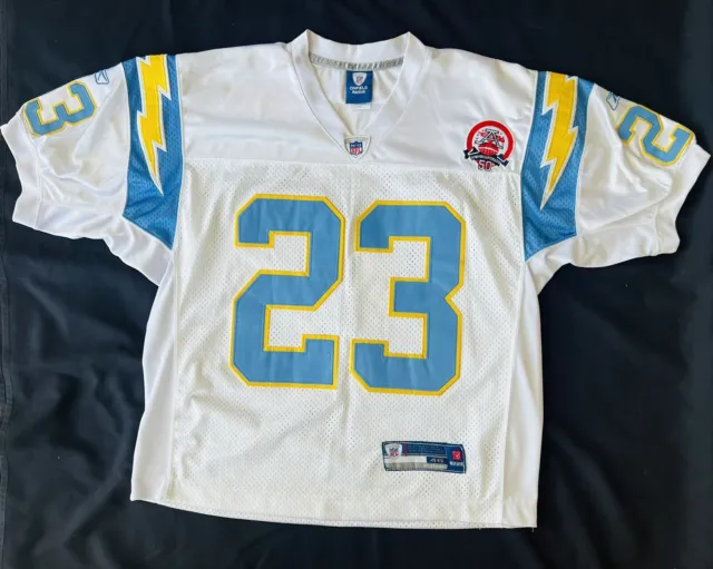 LA San Diego Chargers Quentin Jammer # 23 Stitched Jersey Size:46 By Reebok