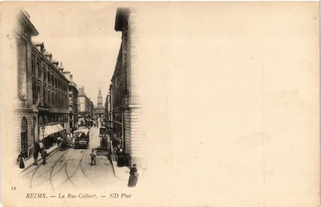 CPA REIMS-La Rue Colbert (346906)