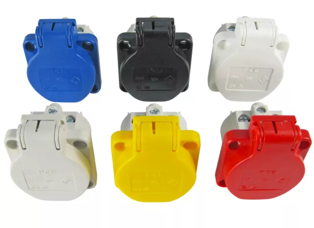 Schuko Kupplung 230V IP54 - Wasserdichte Steckerkupplung Für Außenbereich