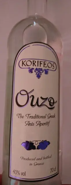 KORIFEOS OUZO ANIS Distillato Prodotto Nord Grecia Alcool 40% Vol. 70 Cl  EUR 40,00 - PicClick IT