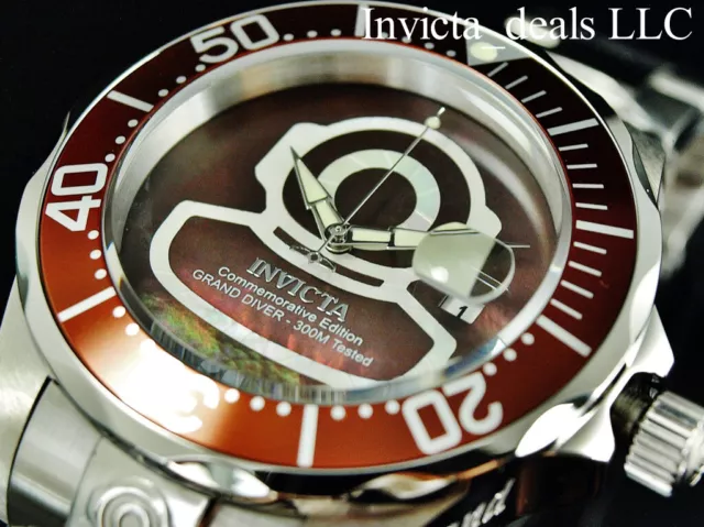 Invicta Men's 47mm GRAND DIVER AUTOMATIC Commemorative Ed. BROWN MOP Dial Watch