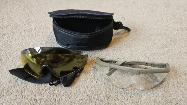Genuine British Army Revision Sawfly Ballistic Tactical Glasses Black Regular
