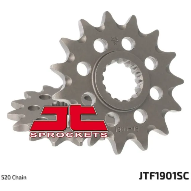 Selbstreinigendes Stahlritzel vorne 1901 - 520 JT SPROCKETS JTF1901.13SC für: BE