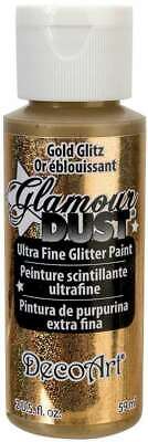 Glamour polvo brillo pintura 2 onzas-Oro Glitz 766218049711