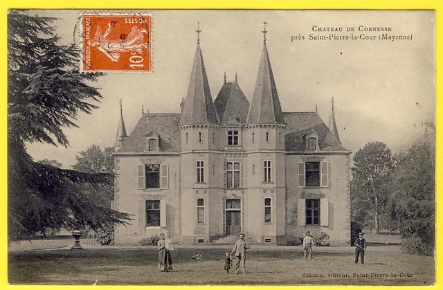 Carte Postale Ancienne Port BRILLET - Les Laveuses - Scène De Vie 1900