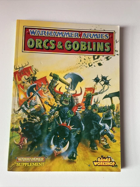 WFB Warhammer Army Book Orcs & Goblins Games Workshop 4th Edition Rulebook