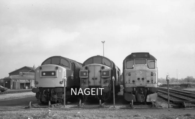 35mm Railway Negative LOCO No 40063 37109 31312 WHITEMOOR YARD MARCH 1982 #7629