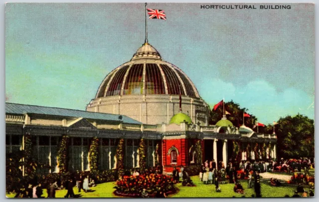 Postcard Toronto ON CNE Horticultural Building Canadian National Exhibition Park