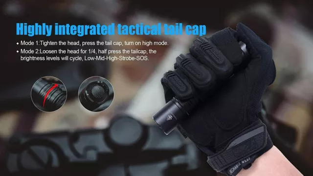 T3 Tactical LED Flash|light 1000 Lumens Small Straight 18650 Flashlight Super 3