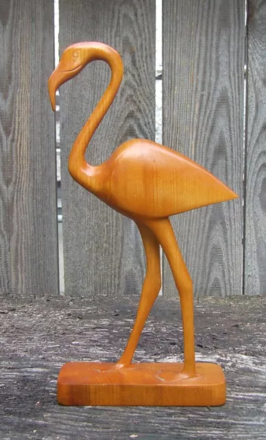 VOGEL • FLAMINGO • DESIGN DEKO der 50er / 60er Jahre • HOLZ