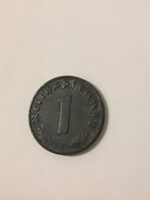 1 reichspfennig 1942 J super erhalten