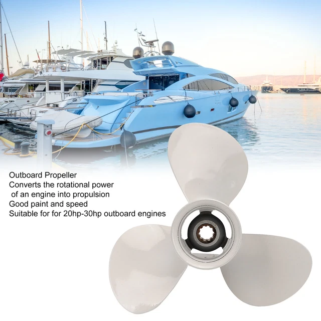 Outboard Propeller Replacement Aluminum Alloy Propeller for Engine 20‑30HP