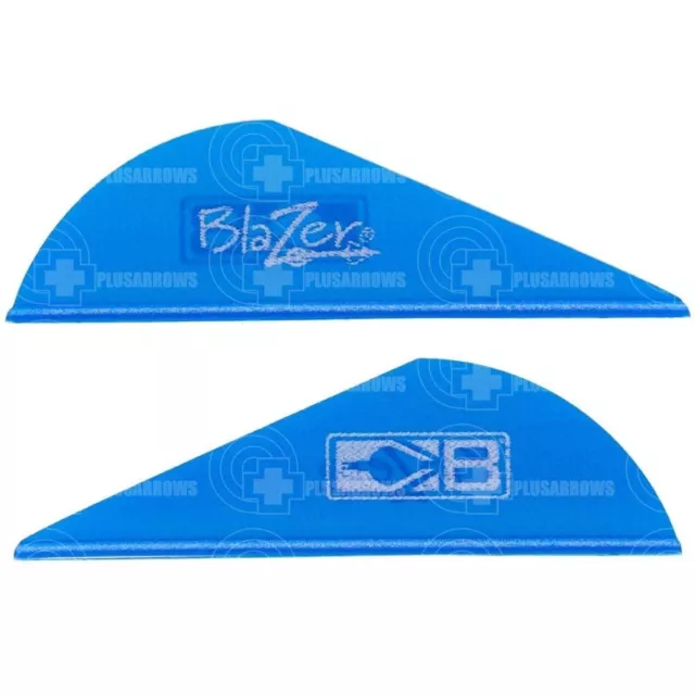 Boning Blazer 2" Vanes Satin Blue (36 Pack) Archery Arrow Fletching