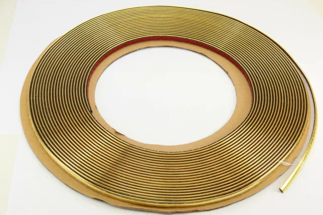 GOLD Chrom Zierleiste 6mm x 15m selbstklebend universal Auto Goldleiste Kontur