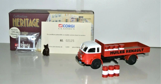 CORGI HERITAGE 72907 Simca Cargo Semi-Citerne Purfina 1/50 Camion Miniature EUR 29,95 - FR