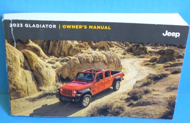 23 2023 Jeep Gladiator owners manual