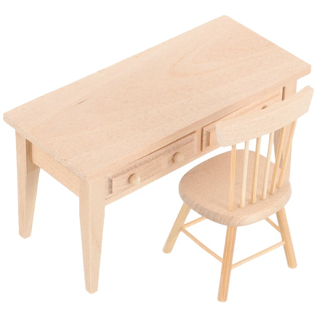 Joyería de muñecas maderas mini decoración del hogar 1 mueble de muñeca a escala 12