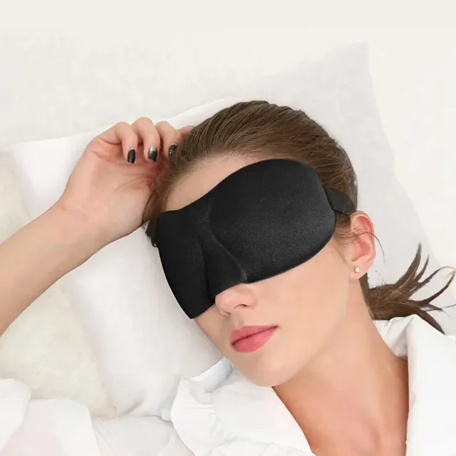 Eye Mask Soft Padded 3D Sleep Sponge Masks Cover Travel aid Rest Blindfold Shade