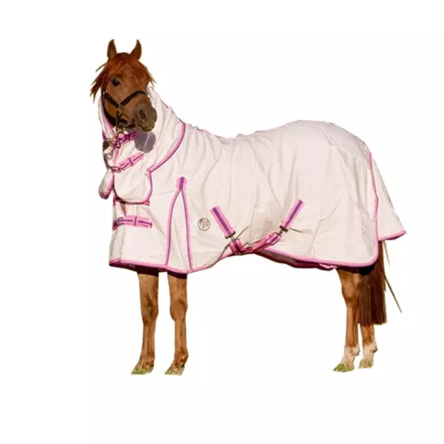 LOVE MY HORSE 5'3, 5'6, 6'6 Summer Poly Cotton Ripstop Combo Rug PINK "LAST FEW"